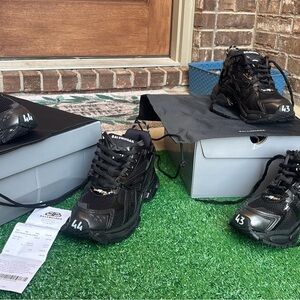 Balenciaga Black Athletic Shoes